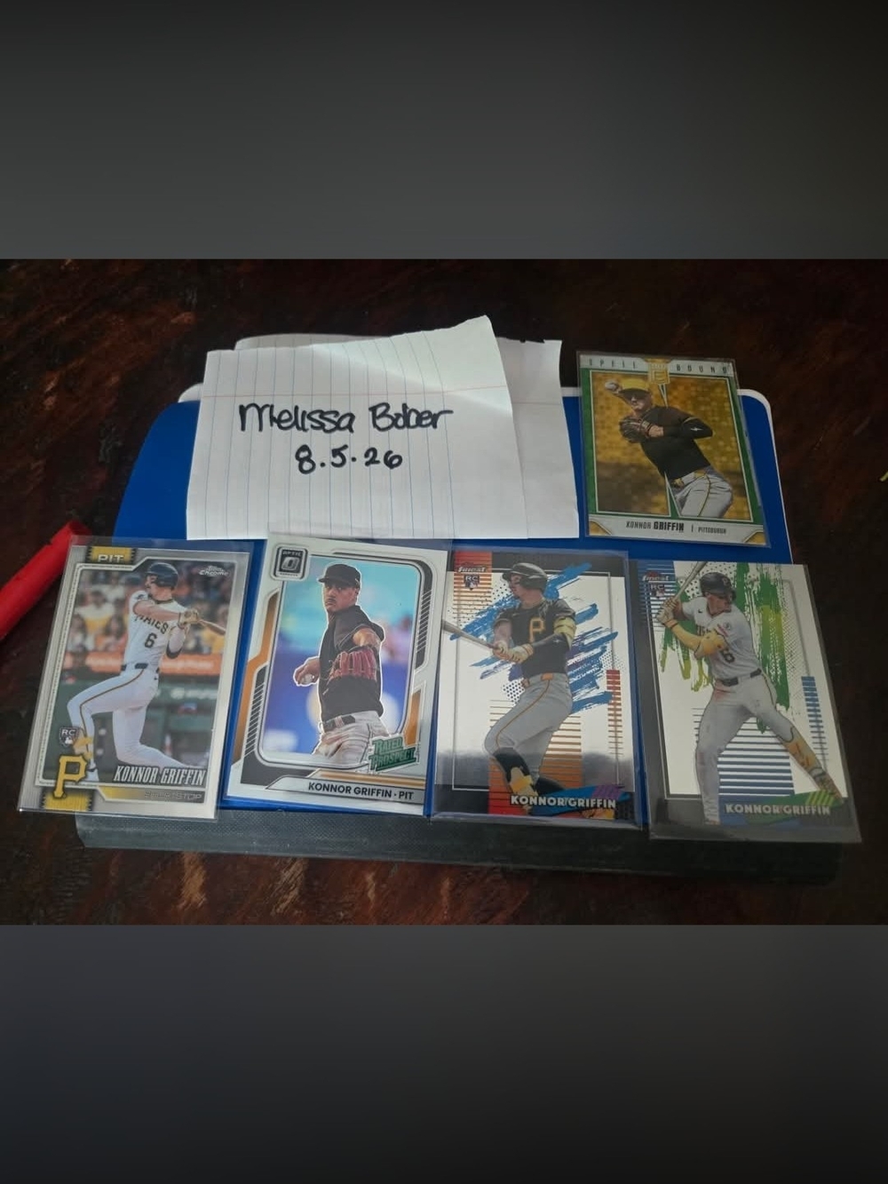 Topps Konnor Griffin Cards - Blue and Yellow Accents